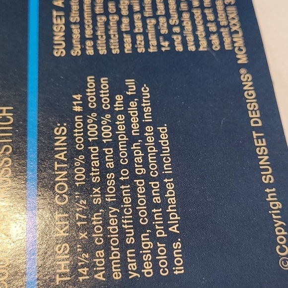 Counted Cross Stitch Kit - Picture 5 of 5